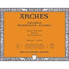 Arches® Watercolour Blok 4-zijdig gelijmd Natuurlijk wit Grain torchon 20 vel 300g20X26cm