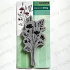 Penny Black DELICATE BLOSSOMS (CLING RUBBER STAMP)