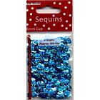 Pailletten facon hologram turkoois 6 mm 8 GR 