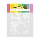 Waffle Flower Nesting Postage Collage Mush Love Stencil