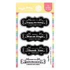 Waffle Flower Vintage Label 1 Stamp Set