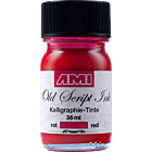 Old Script Ink (kalligraphie) 35ml rood