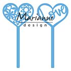 Marianne Design Creatables Heart pins (set of 2)