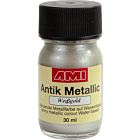 Antiek Metallic Verf 30ml Witgoud