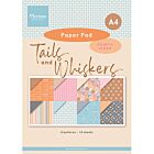 Marianne Design Paper Pad Tails & Whiskers - A4