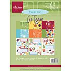 Marianne Design Paper set, Go team by Marleen