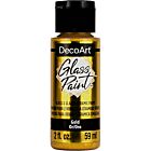DecoArt Glass Paint 59ml, Gold