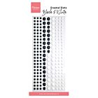 Marianne Design Enamel dots, Black & white