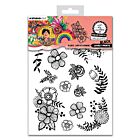 ABM Rub ons Lovely prints, BLACK Art by Marlene nr.05