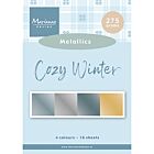 Marianne Design Cardstock, Cozy Winter - Metallics