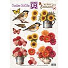 Creatief Art 3D Doordrukvel, My Happy Little Garden 01