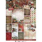 SL Designer paper pad Background paper Cottage Christmas nr.484 - 36 Sheets