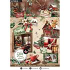 SL Die-cut paper pad Paper elements Cottage Christmas nr.485 - 20 Sheets