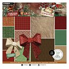 SL Multi-purpose pp Origami and Backgrounds Cottage Christmas nr.486 - 60 Sheets