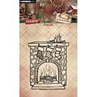 SL Clear stamps Fireplace Cottage Christmas nr.957