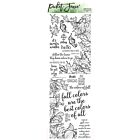 Follow the Leaves Rectangle Wreath Builder 4x12 Inch Clear Stamps (F-182)