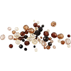 CC Plastic Facet Kralenmix 4-12 mm Goud Harmonie 170 stuks