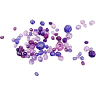 CC Plastic Facet Kralenmix 4-12 mm Paarse Harmonie 170 stuks