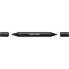 Molotow - Sketcher Brush + Chisel Black BL600