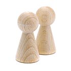 Wooden figures - kegeltjes 60x31 mm