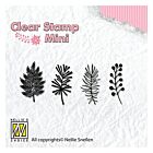 Nellie's Choice Mini Clear stamp Christmas branches-1