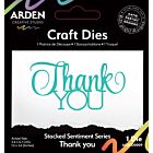 Arden Creative Studio Page Starters Sentiment Series Craft Die Stacked Thank You (ACSCD0009)
