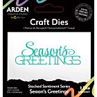 Arden Creative Sentiment Series Craft Die Stacked Season's Greetings (ACSCD0017)