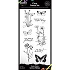 Arden Creative Laurel Grove Maker Series 4x8 Inch Clear Stamp Set Grove Notes (ACSCS0015)