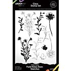 Arden Creative Maker Series 6x8 Inch Clear Stamp Set Field Notes Stem Sketches (ACSCS0022)