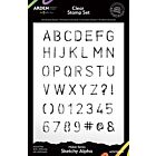Arden Creative Maker Series 6x8 Inch Clear Stamp Set Sketchy Alpha (ACSCS0024)