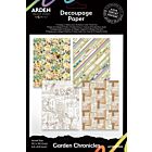 Arden Creative Garden Chronicles 6x8 Inch Decoupage Paper (12pcs) (ACSDP0004)