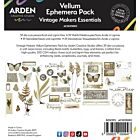 Arden Creative Studio Vintage Makers Ephemera Pack Vellum (39pcs) (ACSEP0002)