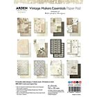 Arden Creative Studio Vintage Makers 6x8 Inch Paper Pad Essentials  (ACSPP0003)