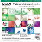 Arden Creative Vintage Christmas 12x12 Inch Paper Pad (ACSPP0007)