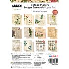 Arden Creative Vintage Makers Ledger Essentials 6x8 Inch Paper Pad (ACSPP0025)