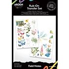 Arden Creative Field Notes 6x8 Inch Rub-On Transfer Set (ACSRO0007)