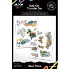 Arden Creative Studio Been There 6x8 Inch Rub-On Transfer Set (ACSRO0008)