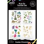 Arden Creative Garden Chronicles 6x8 Inch Rub-On Transfer Set (ACSRO0009)