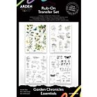 Arden Creative Garden Chronicles Essentials 6x8 Inch Rub-On Transfer Set (ACSRO0010)