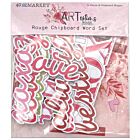 49 And Market ARToptions Rouge Chipboard Word Set 