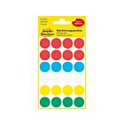 Avery etiket Zweckform 18mm rond blister a 96 etiketjes assorti