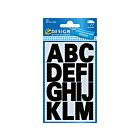 Avery letteretiket Z-design Home pakje a 2 vel watervast zwart Letters 25mm zwart