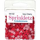 Buttons Galore Sprinkletz Embellishments 12g Very Cherry