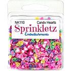 Buttons Galore Sprinkletz Embellishments 12g Candy Hearts