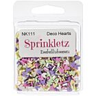 Buttons Galore Sprinkletz Embellishments 12g Deco Hearts