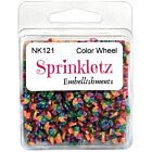 Buttons Galore Sprinkletz Embellishments 12g Color Wheel