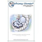 Whimsy Stamps Baby Ellie Cuddles Rubber Cling Stamp