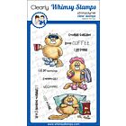 Whimsy Stamps Cat Do Mornings Clear Stamps