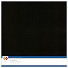 Linen Cardstock 30,5x30,5 cm Black (10pcs)