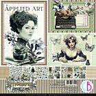 Ciao Bella Typographic 8x8 Inch Paper Pad (12pcs) (CBH095)